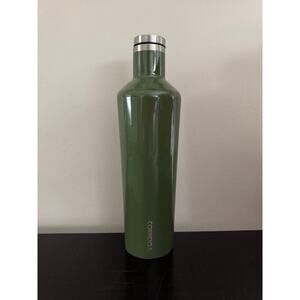 Corkcicle Canteen 25 oz Army Green Triple Wall Insulated Wine Water Bottle